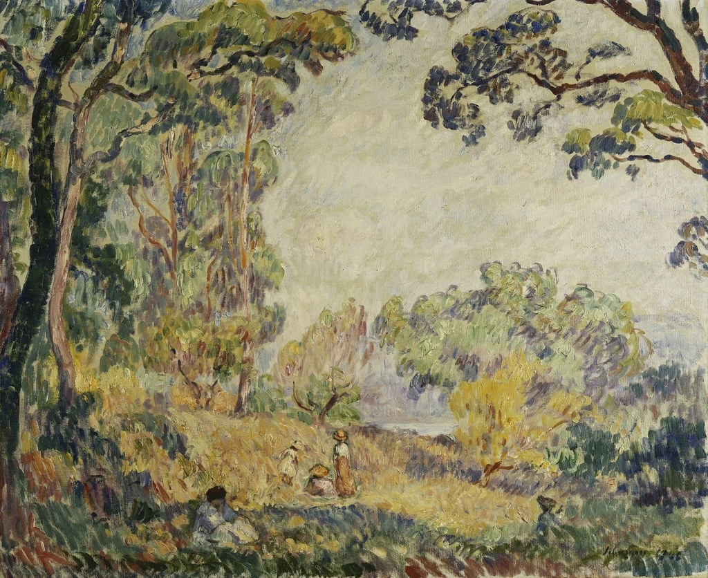 Donne e ragazze in campagna, 1906